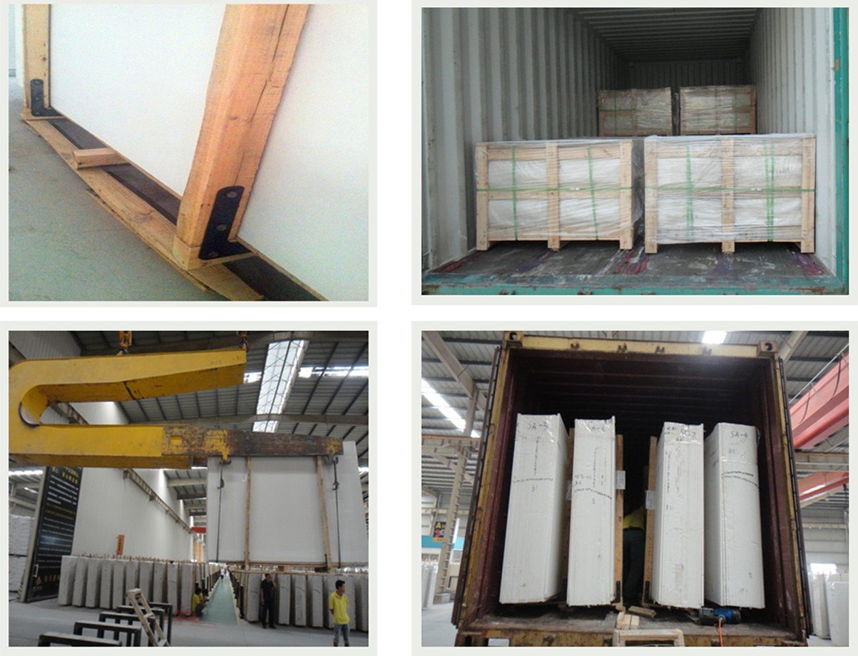 creative ethereal net white crack vein artificial marble for kitchen