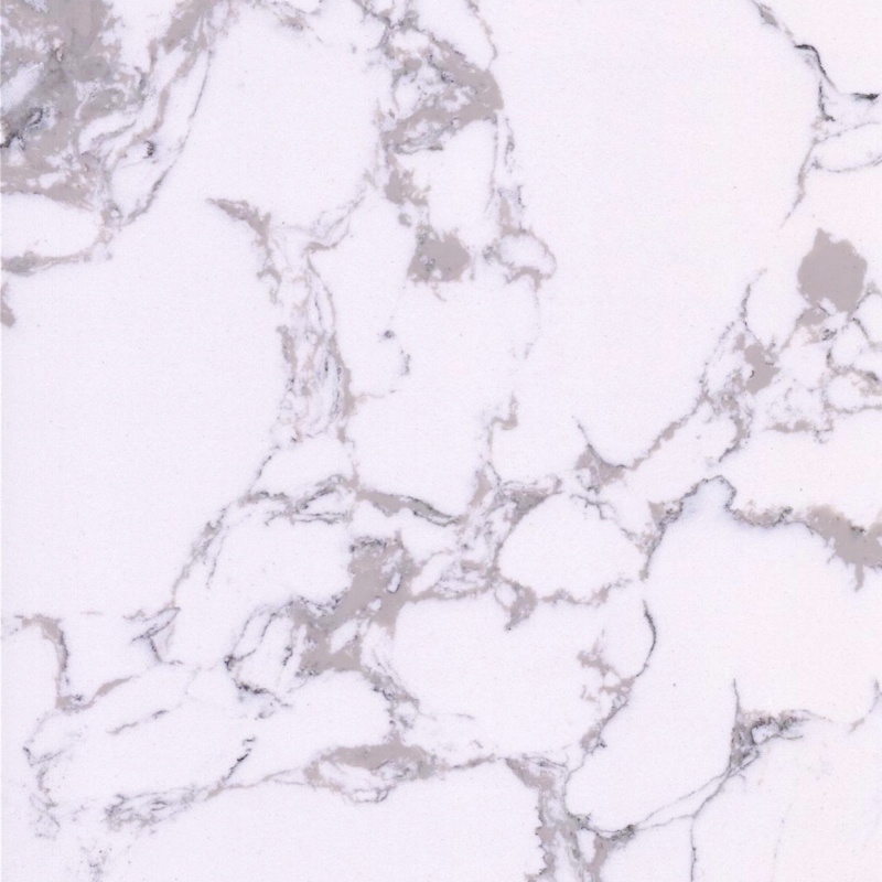 highly compressed beautiful fake net white marble countertops for interior