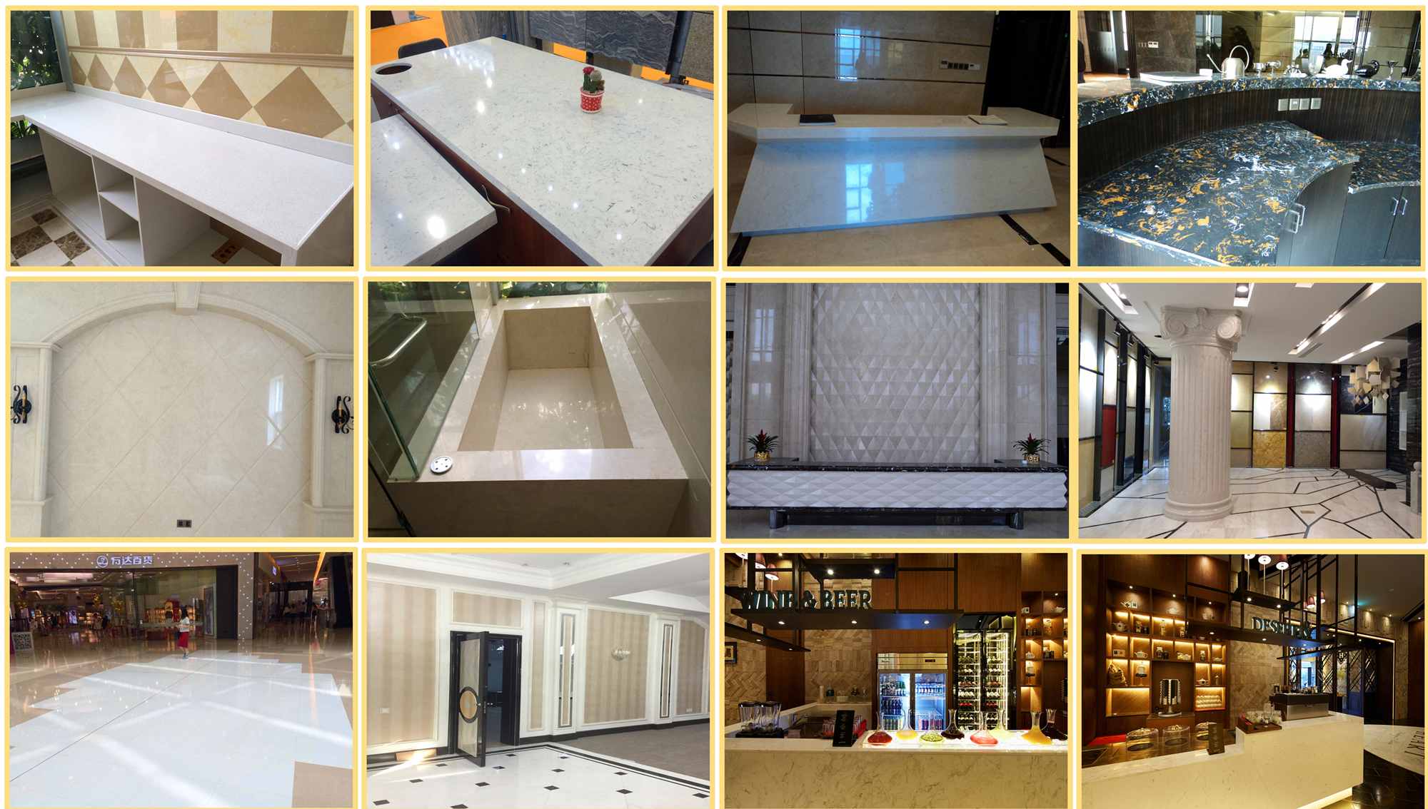 cost-effective Commercial Quality High-Performance fake white marble flooring