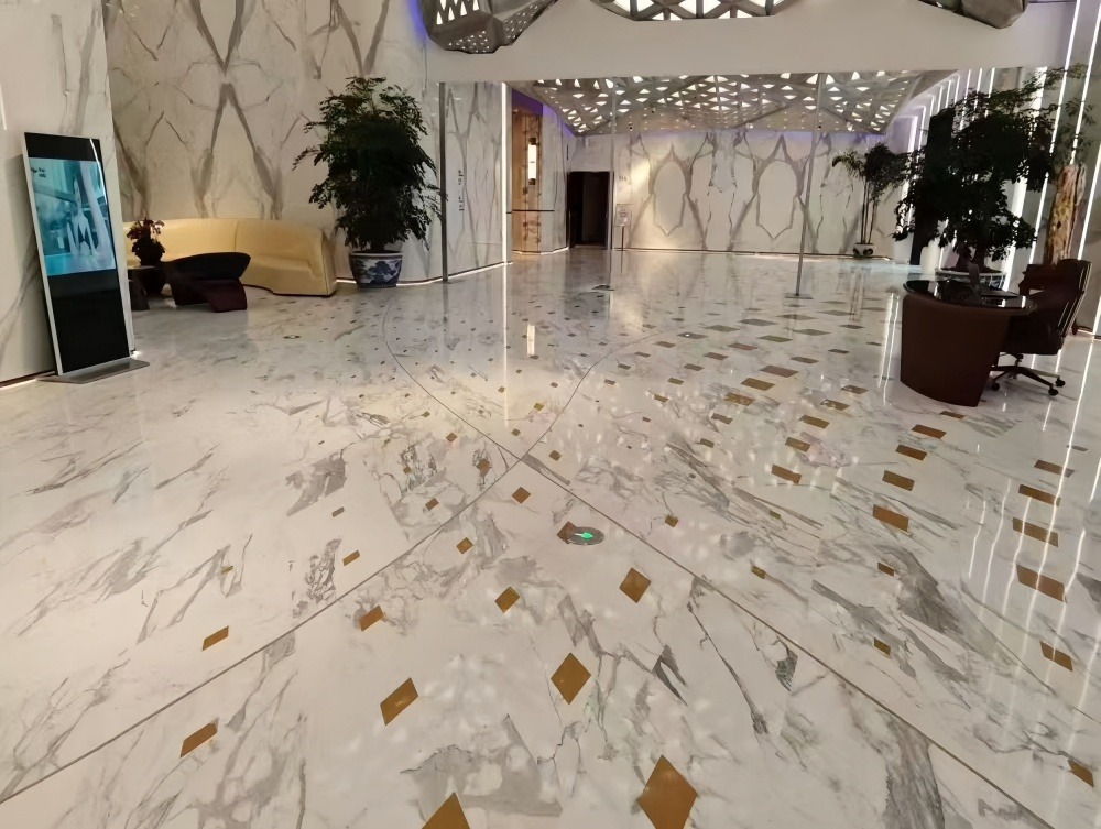 China White Marble Slabs for Hotel Interiors