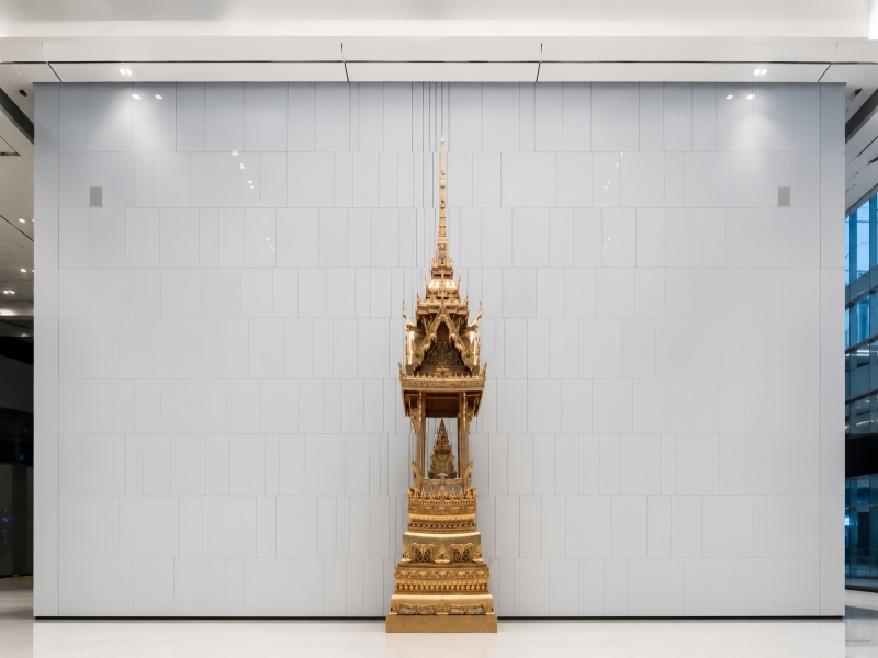 Thailand Airport Interior Project with Aoli Super White Artificial Marble