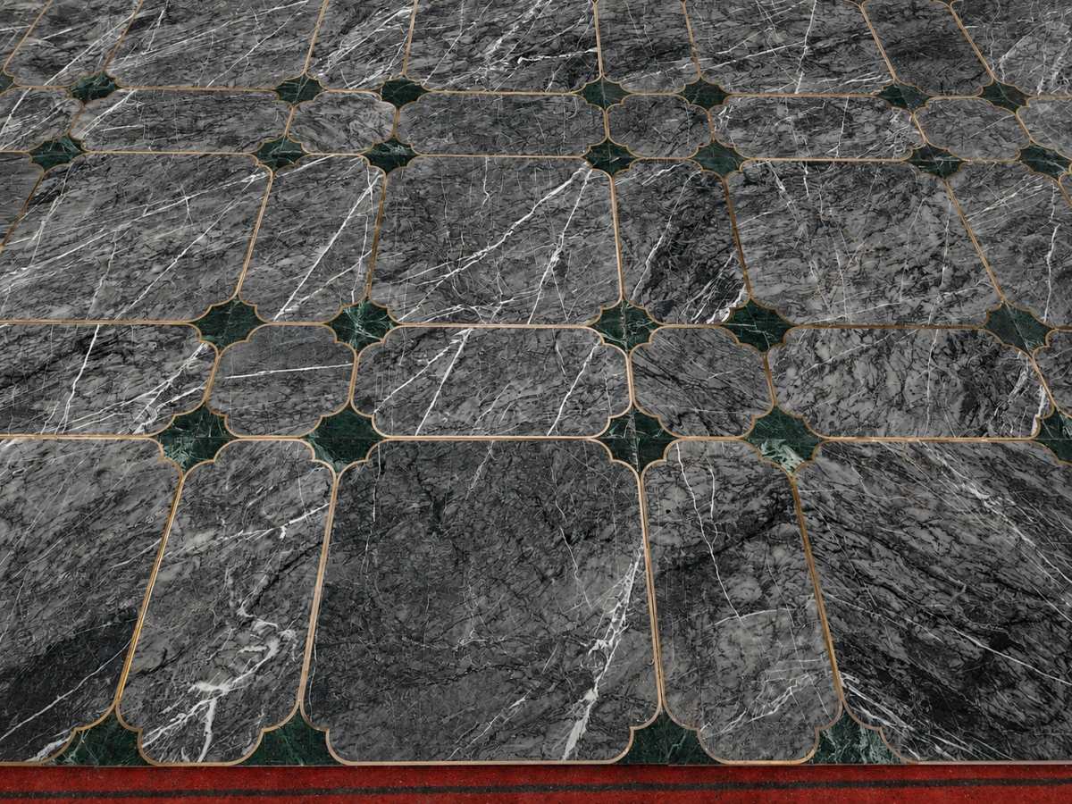 grey-marble-copper-inlay-floor-dry-layout grey-marble-copper-inlay-floor-dry-layout