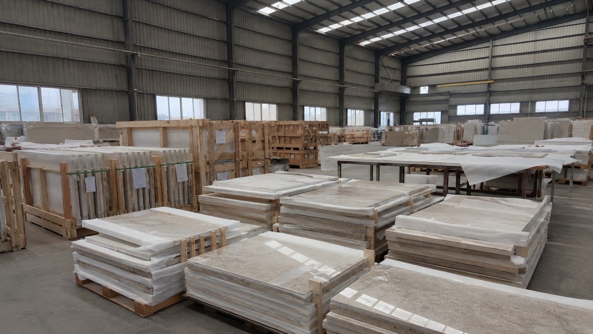 cut-to-size-stone-packing-by-project-area Cut-to-size stone pieces grouped and packed by project area for export