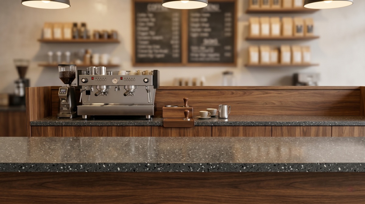 charcoal-chip-grey-artificial-marble-coffee-table charcoal grey artificial marble with chip particles for coffee table
