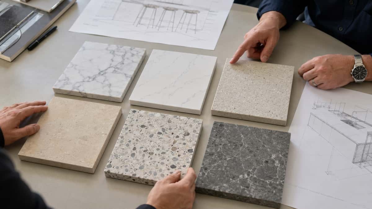 Stone material category samples for marble artificial marble quartz and terrazzo RFQ