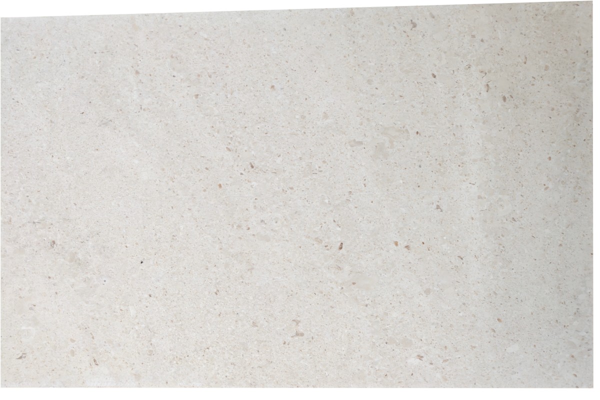 honed-limestone-surface-close-up Honed limestone surface close-up with fine fossil texture and natural pores